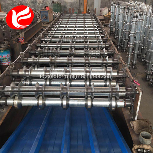 Atap logam ibr panel roll membentuk mesin